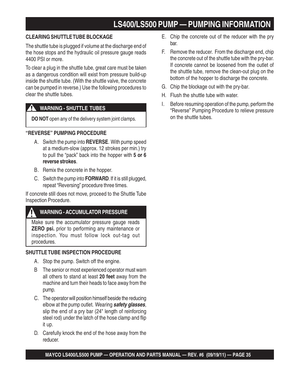 Multiquip LS-500 User Manual | Page 35 / 148