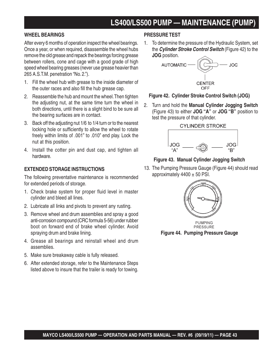 Multiquip LS-500 User Manual | Page 43 / 148