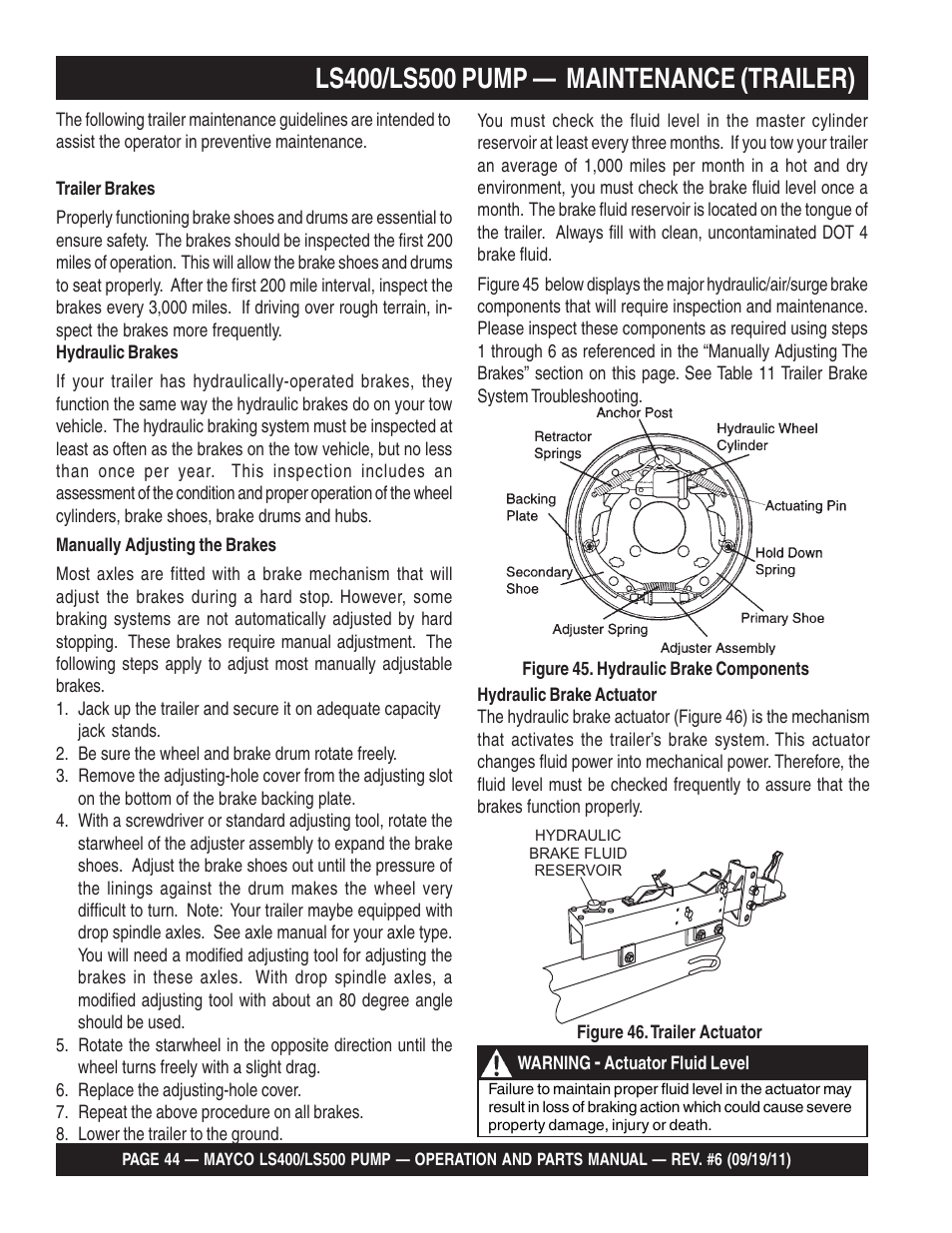 Multiquip LS-500 User Manual | Page 44 / 148