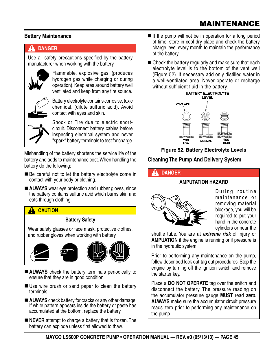 Maintenance | Multiquip LS-600P User Manual | Page 45 / 88