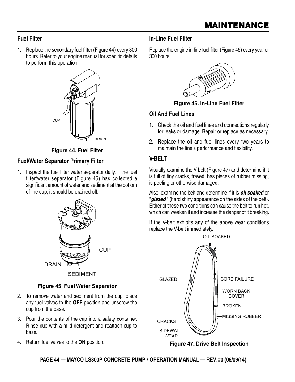 Maintenance | Multiquip LS-300P User Manual | Page 44 / 90