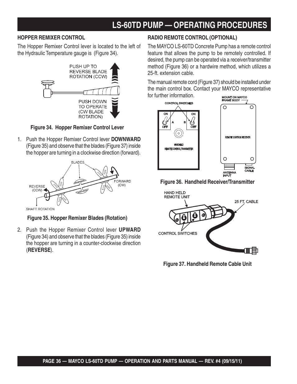 Ls-60td pump — operating procedures | Multiquip LS-60TD User Manual | Page 36 / 138