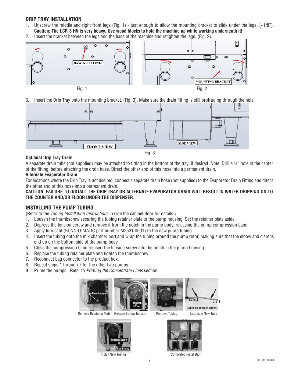Bunn LCR-3 User Manual | Page 7 / 27