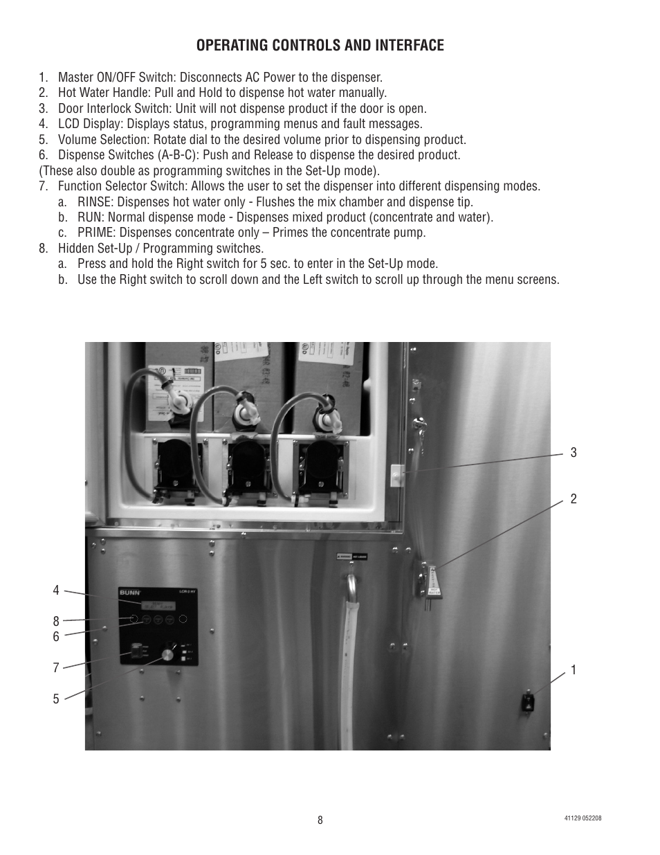 Bunn LCR-3 User Manual | Page 8 / 27