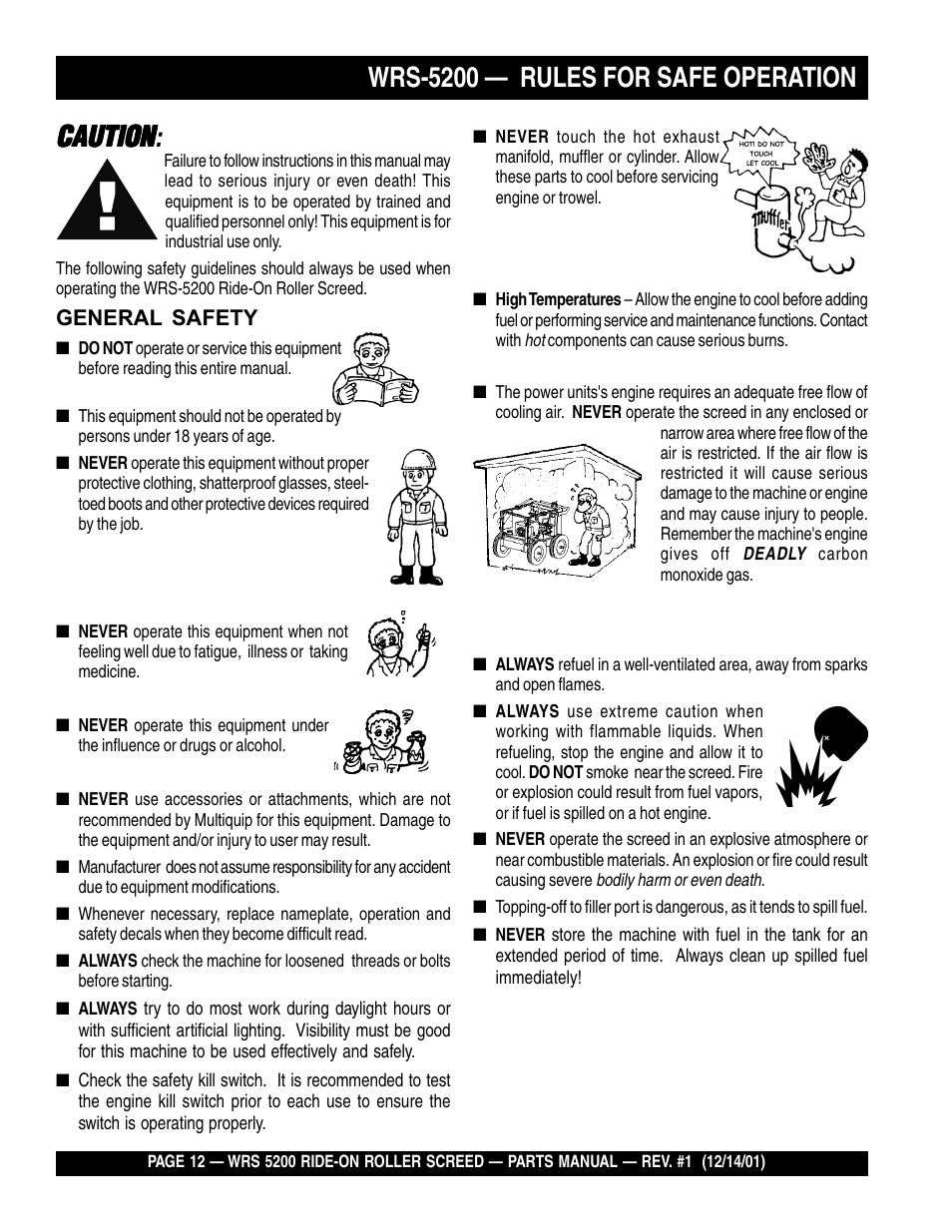 Multiquip WRS5200 (CHINA) User Manual | Page 12 / 66