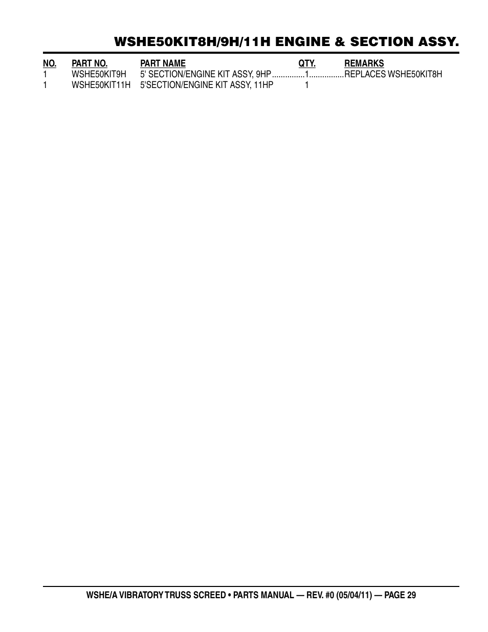 Multiquip WSHE_A_SERIES User Manual | Page 29 / 60
