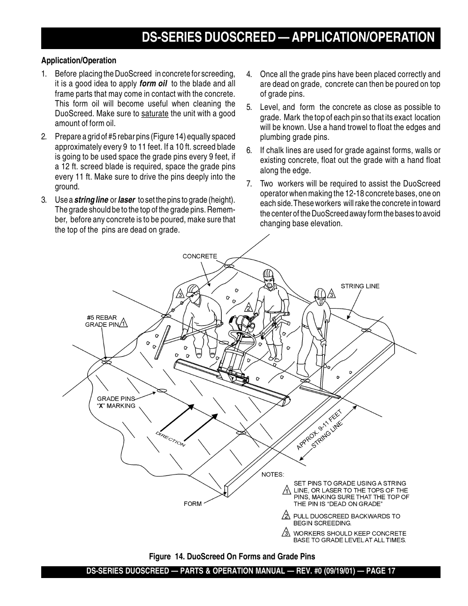 Ds-series duoscreed — application/operation | Multiquip DS-Series (CHINA) User Manual | Page 17 / 58