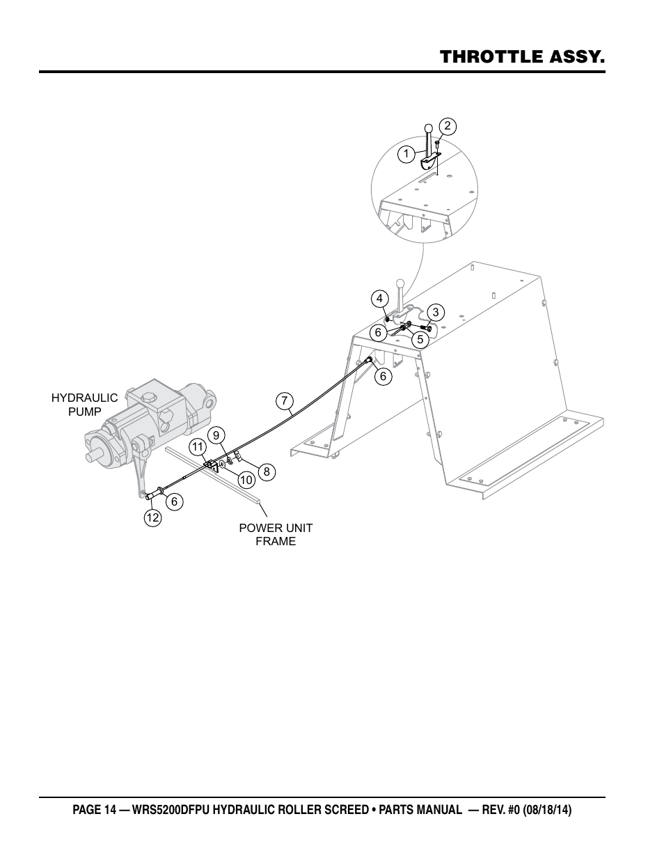 Throttle assy | Multiquip WRSPUDF (KUBOTA WG972GL-E3 DUAL FUEL GAS AND PROPANE ENGINE) User Manual | Page 14 / 108