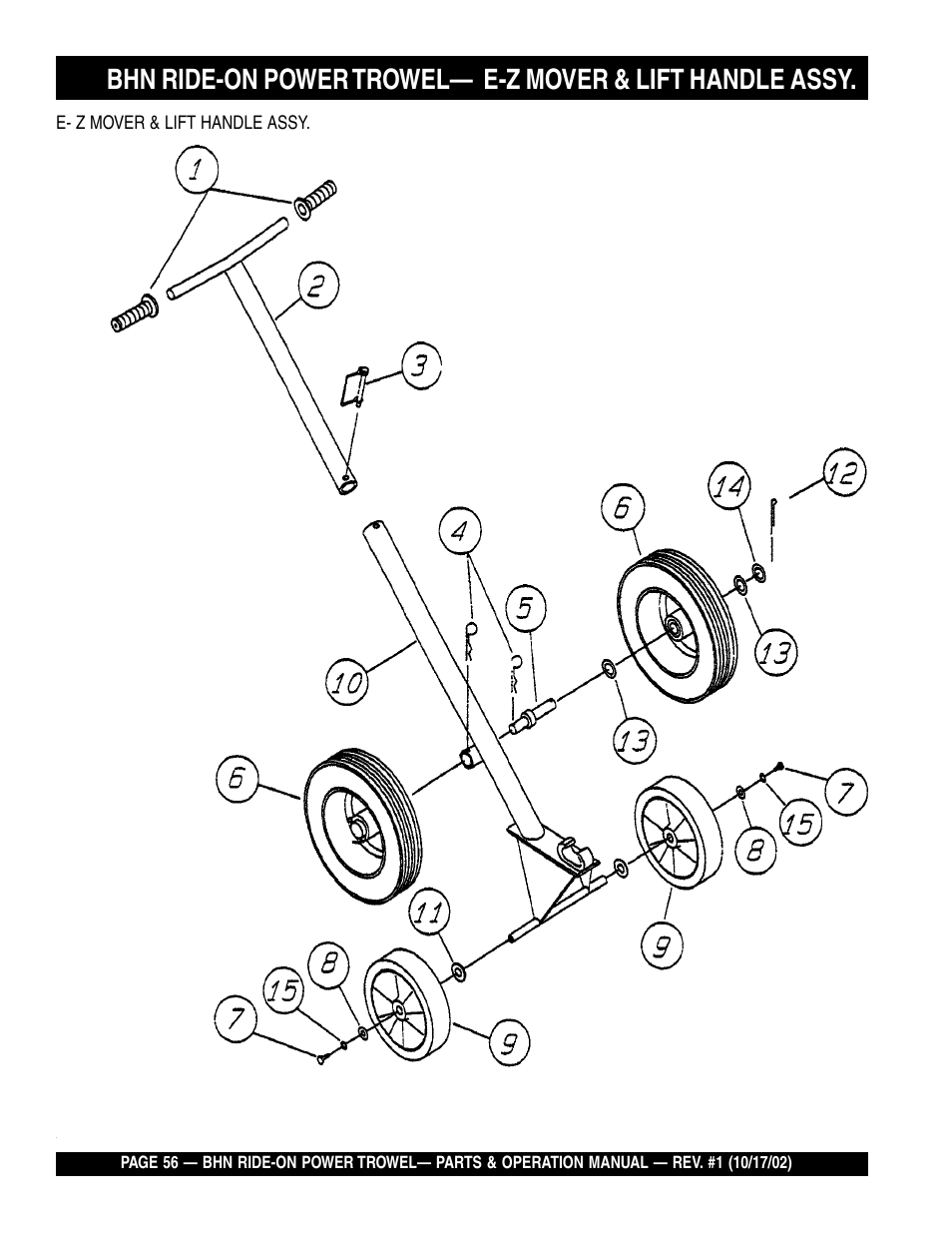 Multiquip BHN User Manual | Page 56 / 64