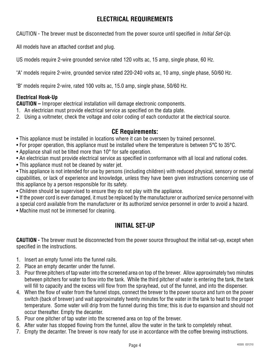 Bunn 392 User Manual | Page 4 / 8
