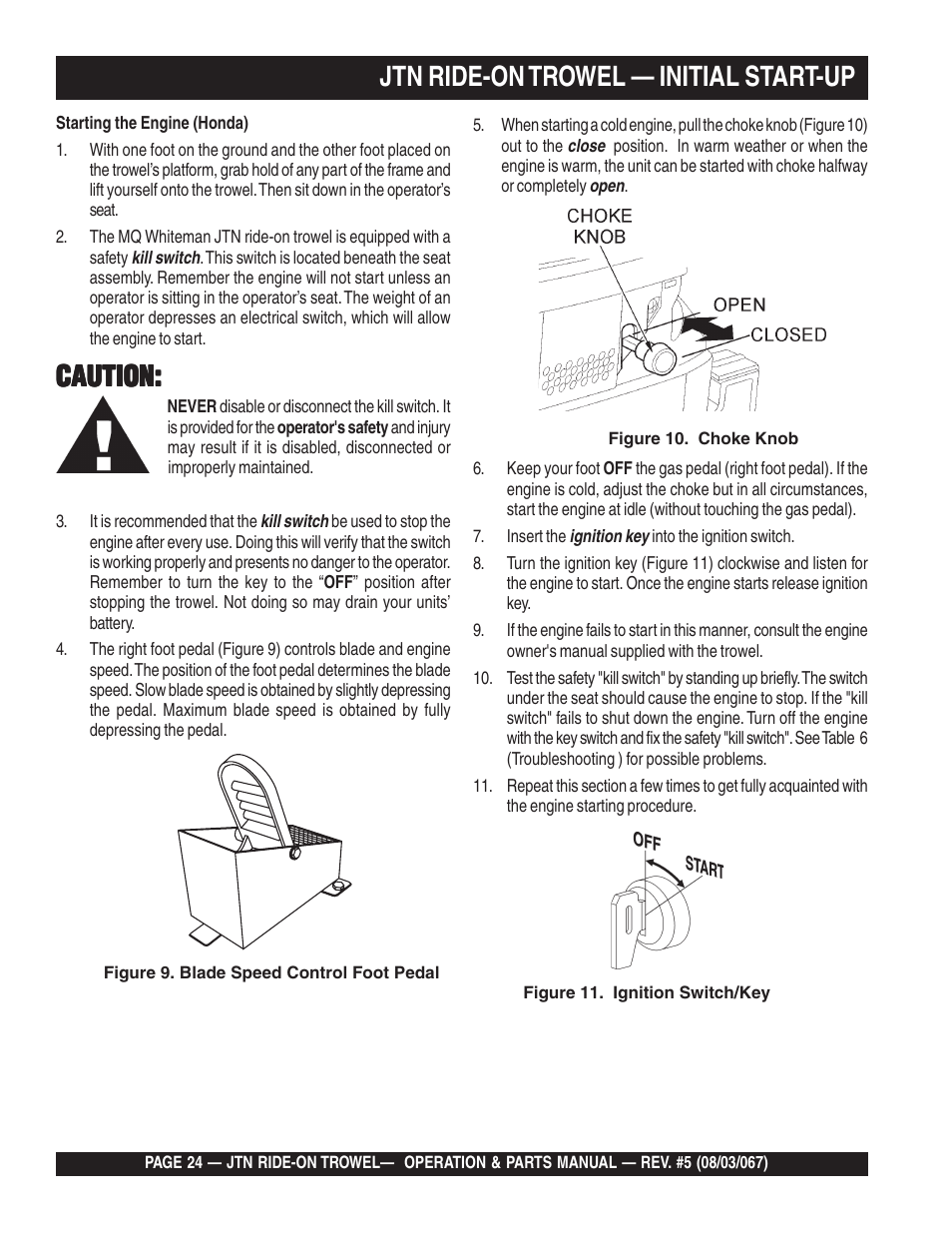 Multiquip JTN User Manual | Page 24 / 116