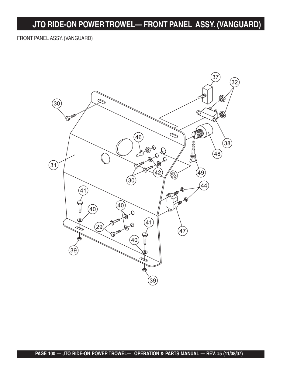 Multiquip JTO User Manual | Page 100 / 112
