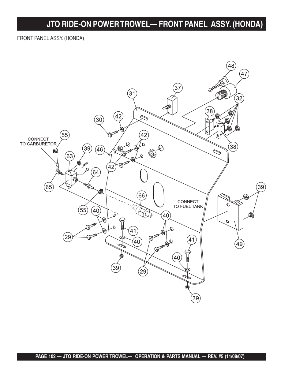 Multiquip JTO User Manual | Page 102 / 112