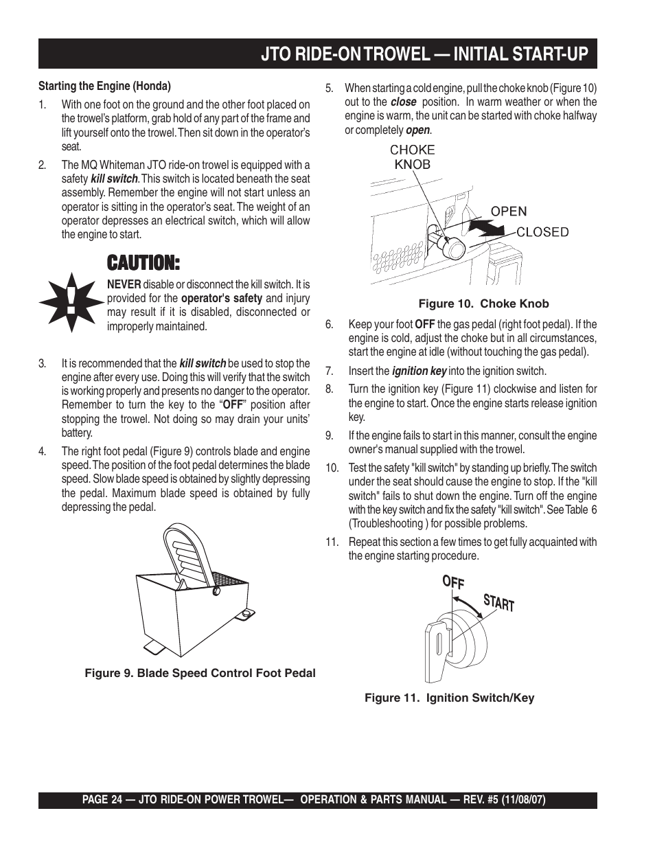 Multiquip JTO User Manual | Page 24 / 112