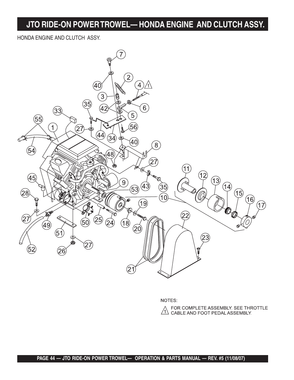 Multiquip JTO User Manual | Page 44 / 112