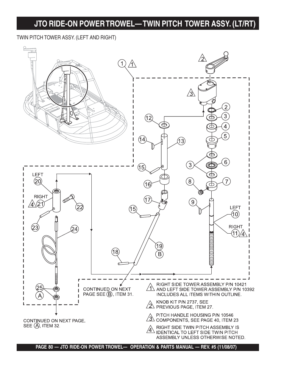 Multiquip JTO User Manual | Page 80 / 112