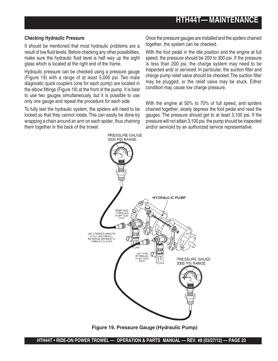 Hth44t— maintenance | Multiquip HTH44T User Manual | Page 23 / 164