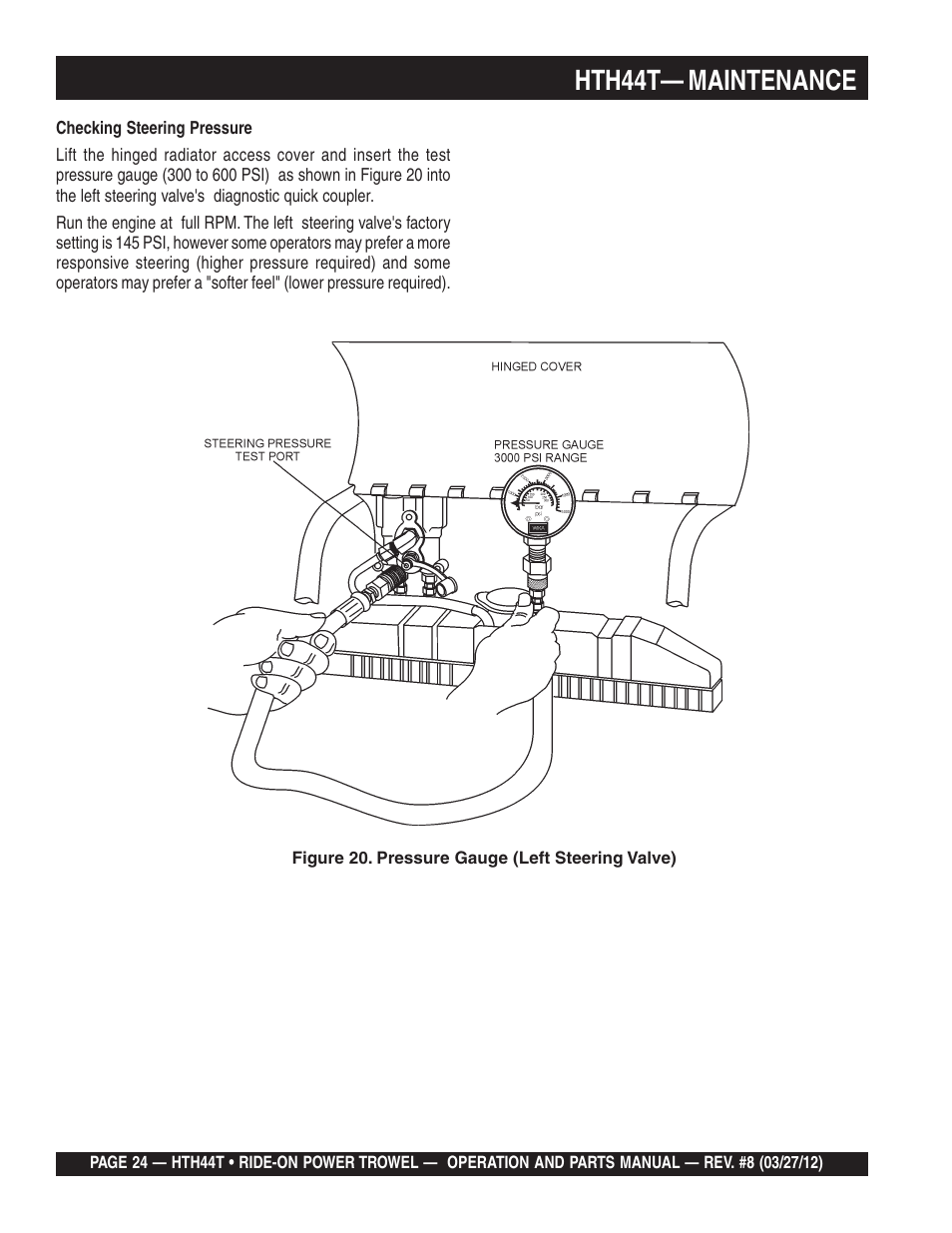 Hth44t— maintenance | Multiquip HTH44T User Manual | Page 24 / 164