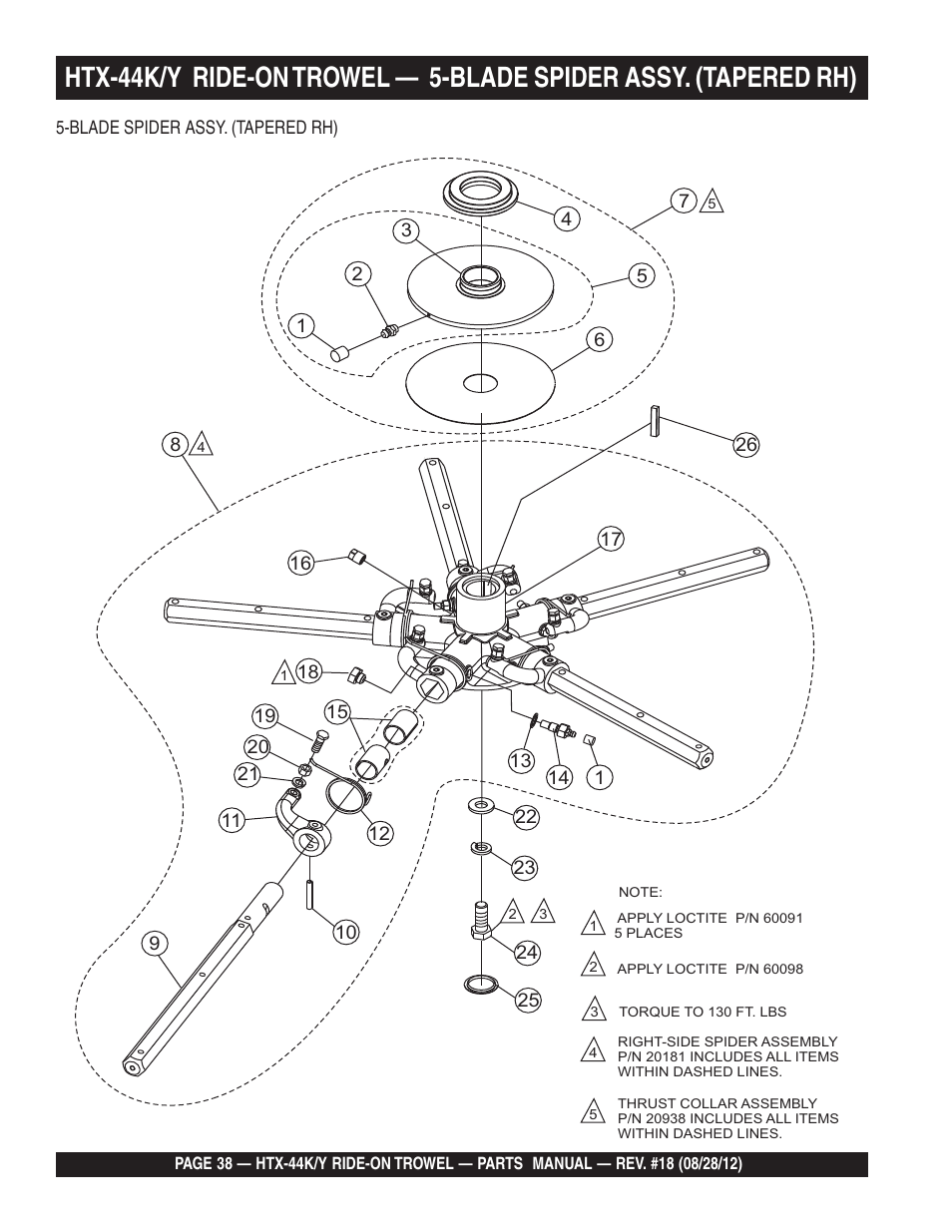 Multiquip HTX44K4_K5_Y4_Y5 User Manual | Page 38 / 74