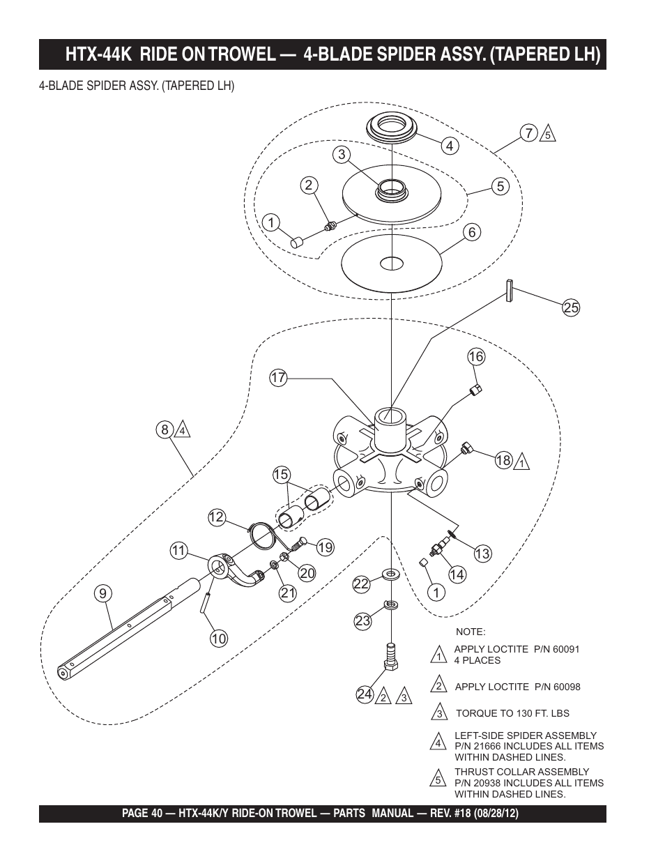 Multiquip HTX44K4_K5_Y4_Y5 User Manual | Page 40 / 74