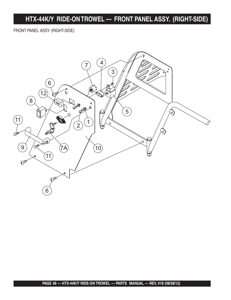 Multiquip HTX44K4_K5_Y4_Y5 User Manual | Page 48 / 74