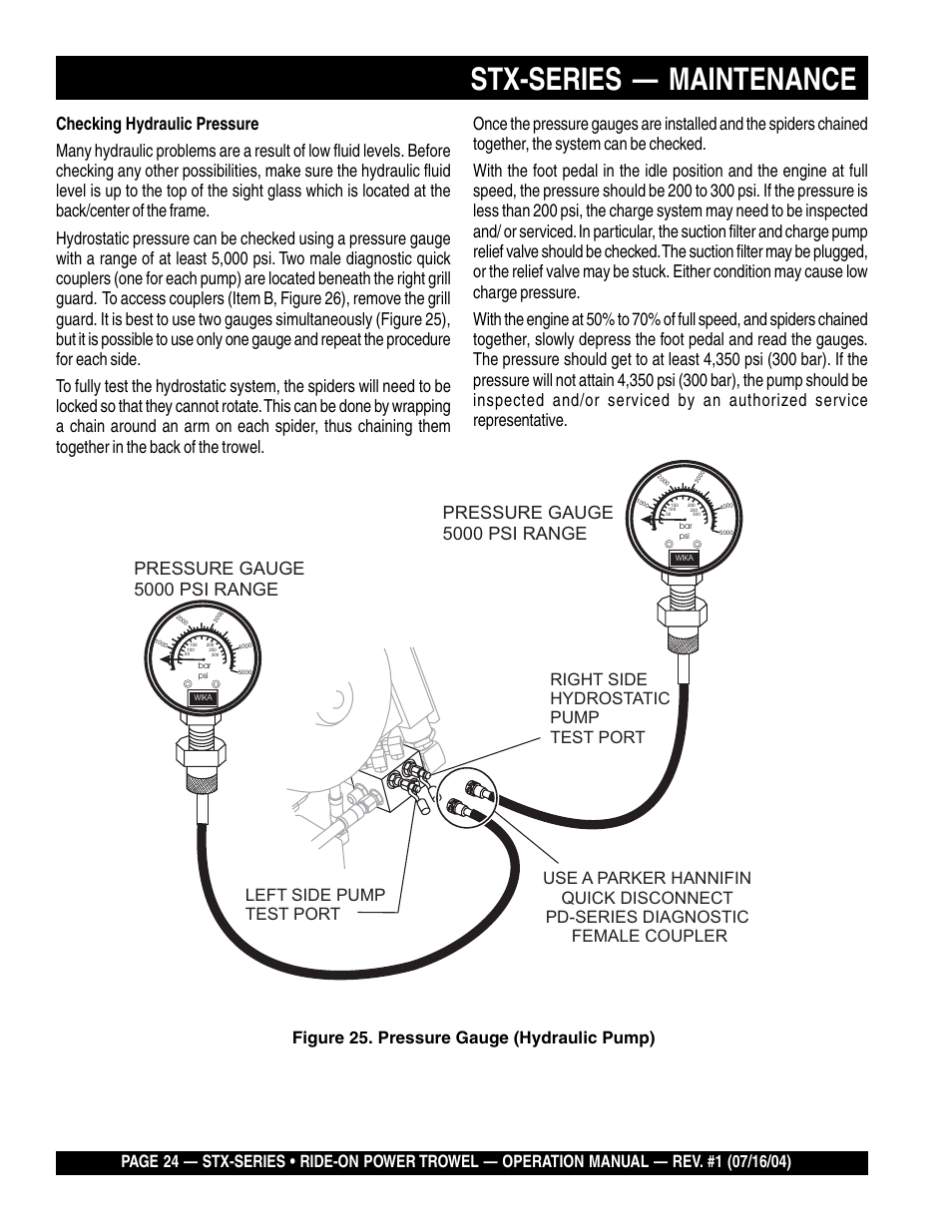 Stx-series — maintenance | Multiquip STX55J6 User Manual | Page 24 / 30