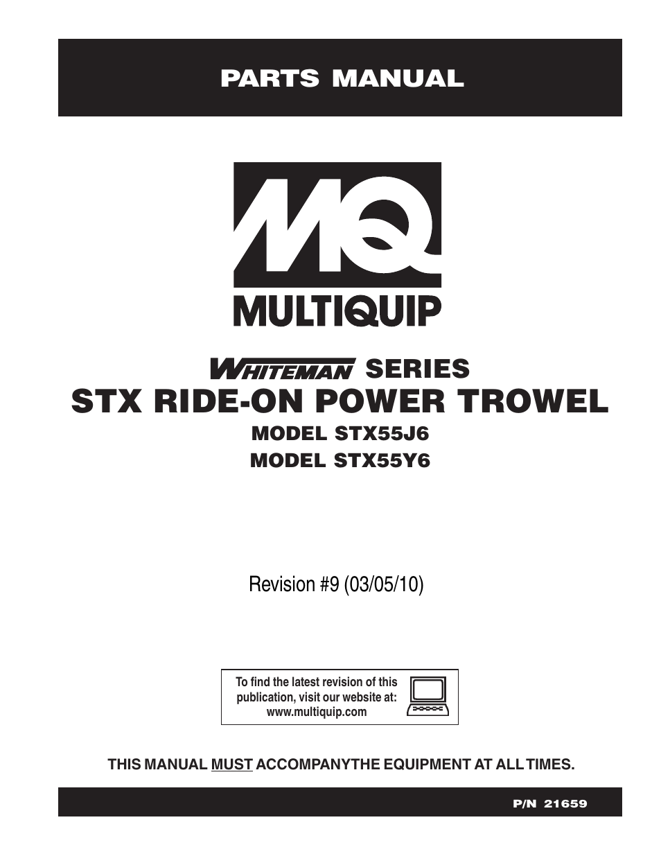 Multiquip STX55Y6 User Manual | 64 pages