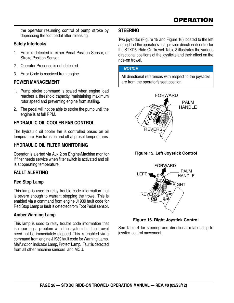 Operation | Multiquip STXD6i User Manual | Page 26 / 40