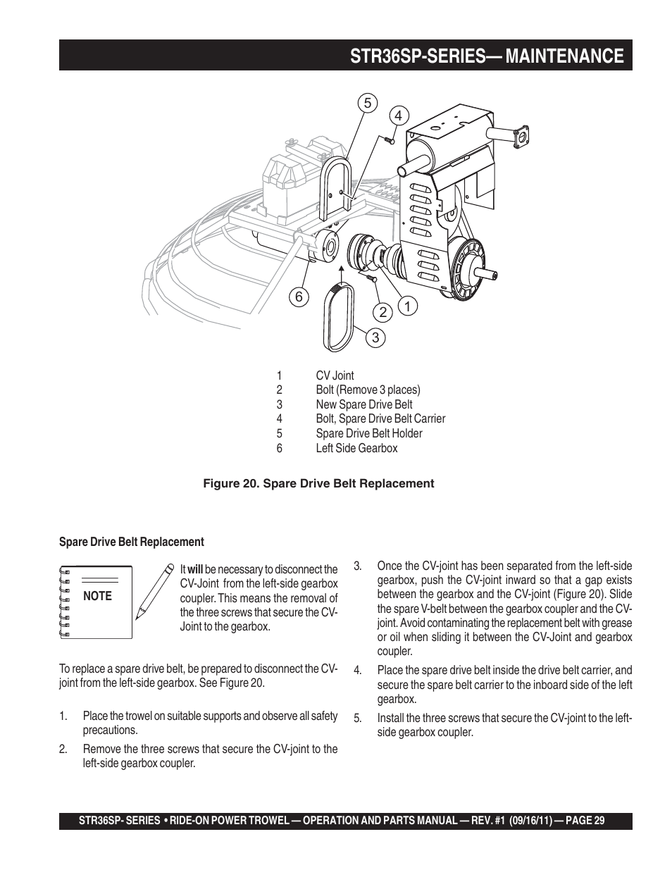 Str36sp-series— maintenance | Multiquip STR36SP User Manual | Page 29 / 116