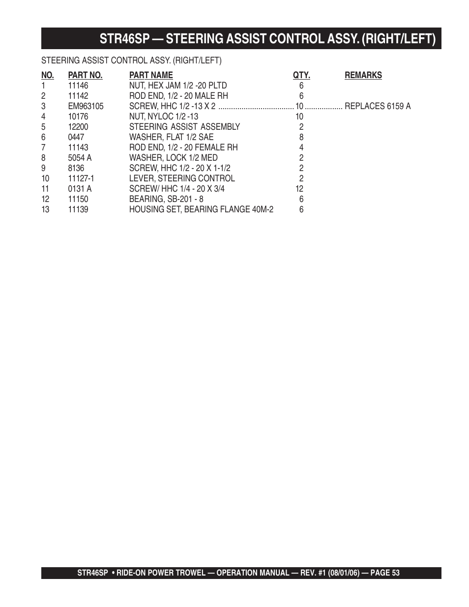 Multiquip STR46SP User Manual | Page 53 / 86