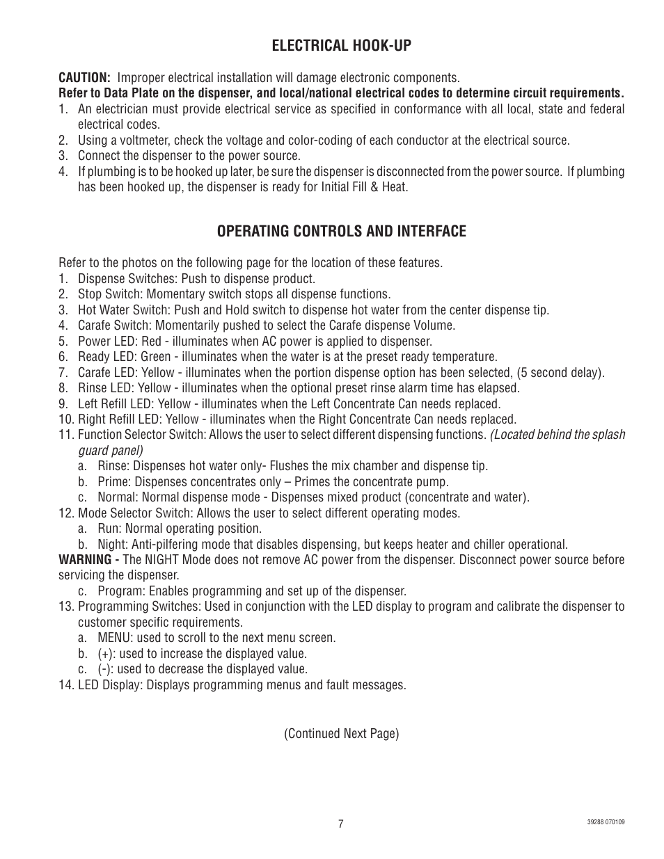 Bunn Chilled LCC-2 User Manual | Page 7 / 26