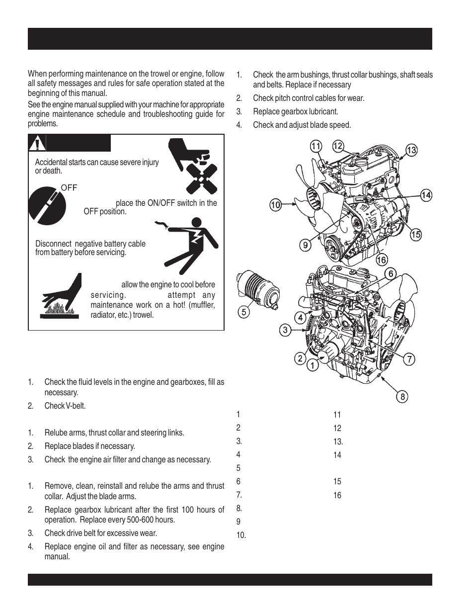 Str46spvgh — maintenance | Multiquip STR46SPVGH User Manual | Page 22 / 42