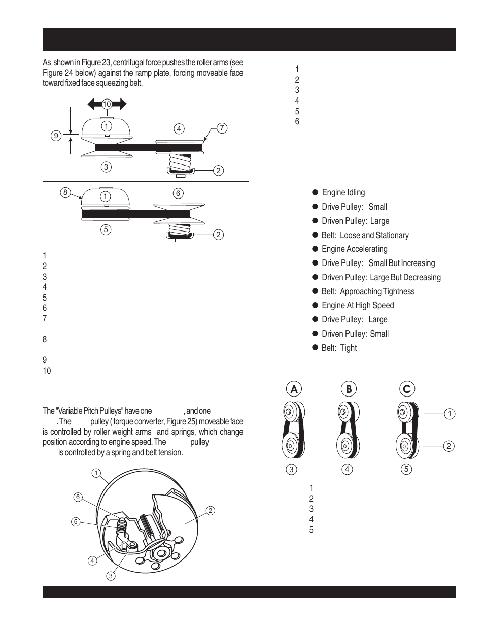 Str46spvgh — maintenance, Ab c | Multiquip STR46SPVGH User Manual | Page 29 / 42