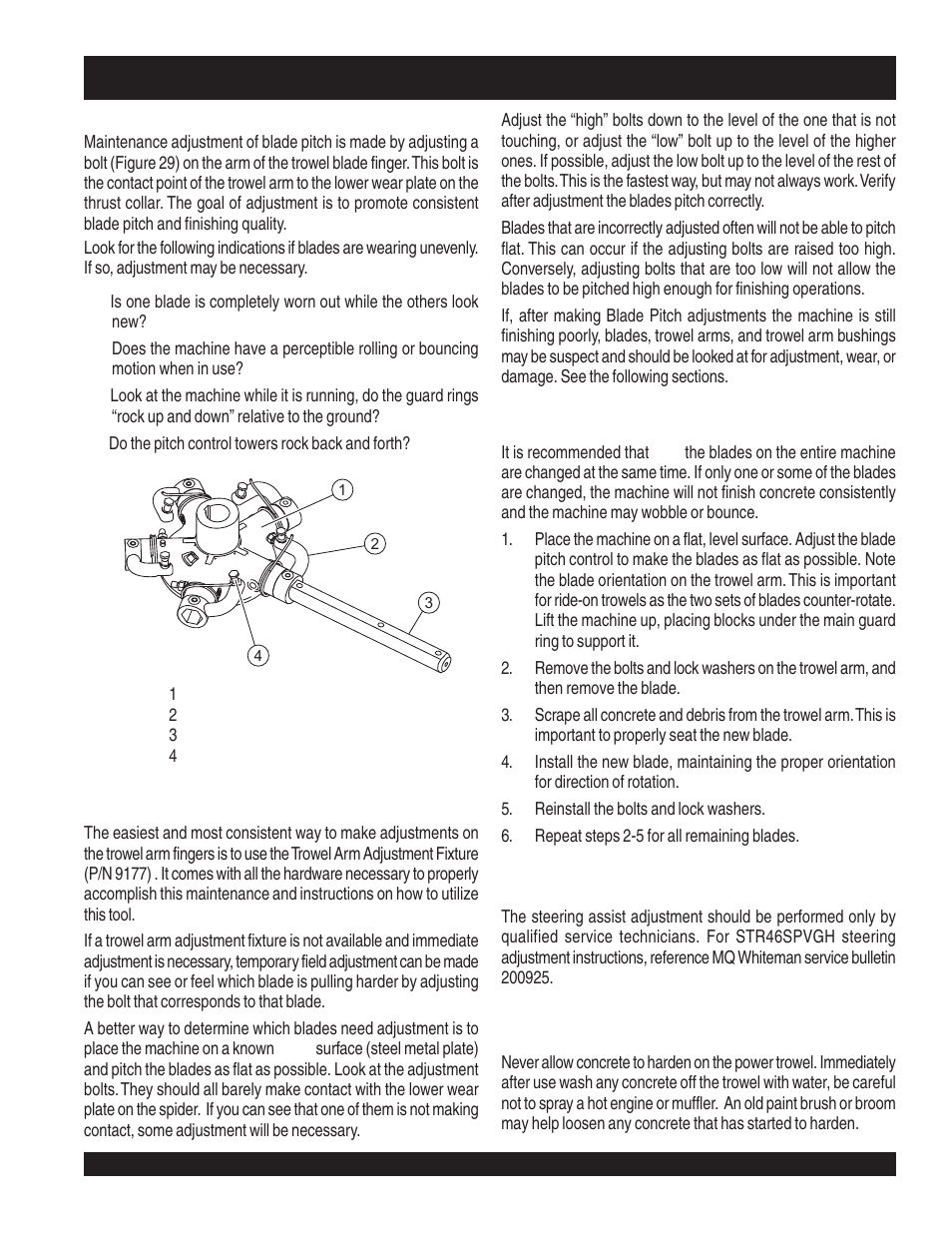 Str46spvgh — maintenance | Multiquip STR46SPVGH User Manual | Page 31 / 42