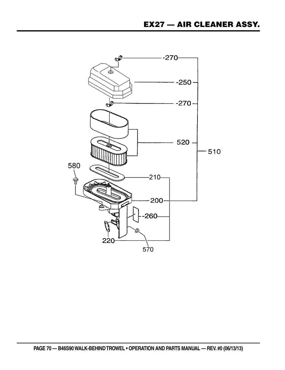 Multiquip B46S90 User Manual | Page 70 / 88