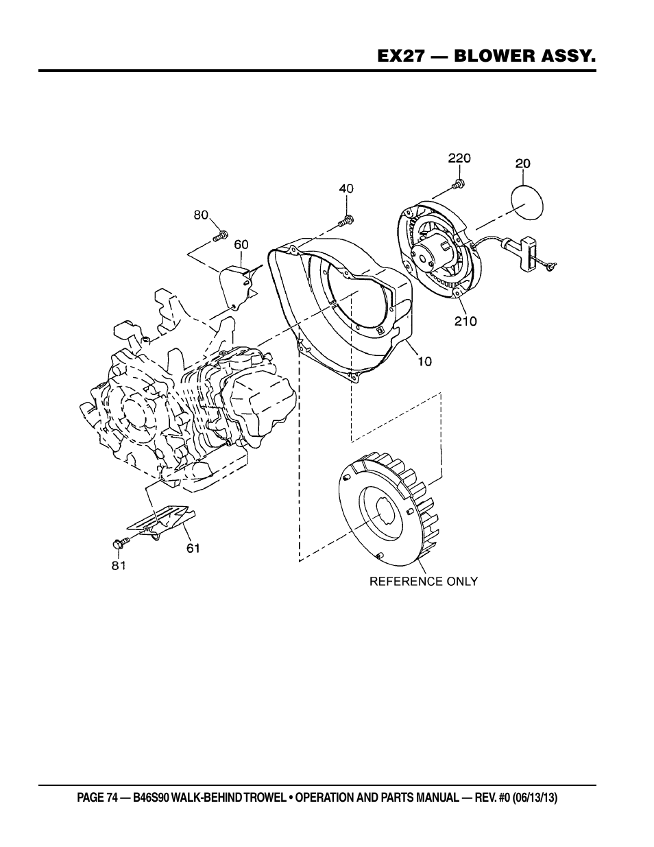 Multiquip B46S90 User Manual | Page 74 / 88