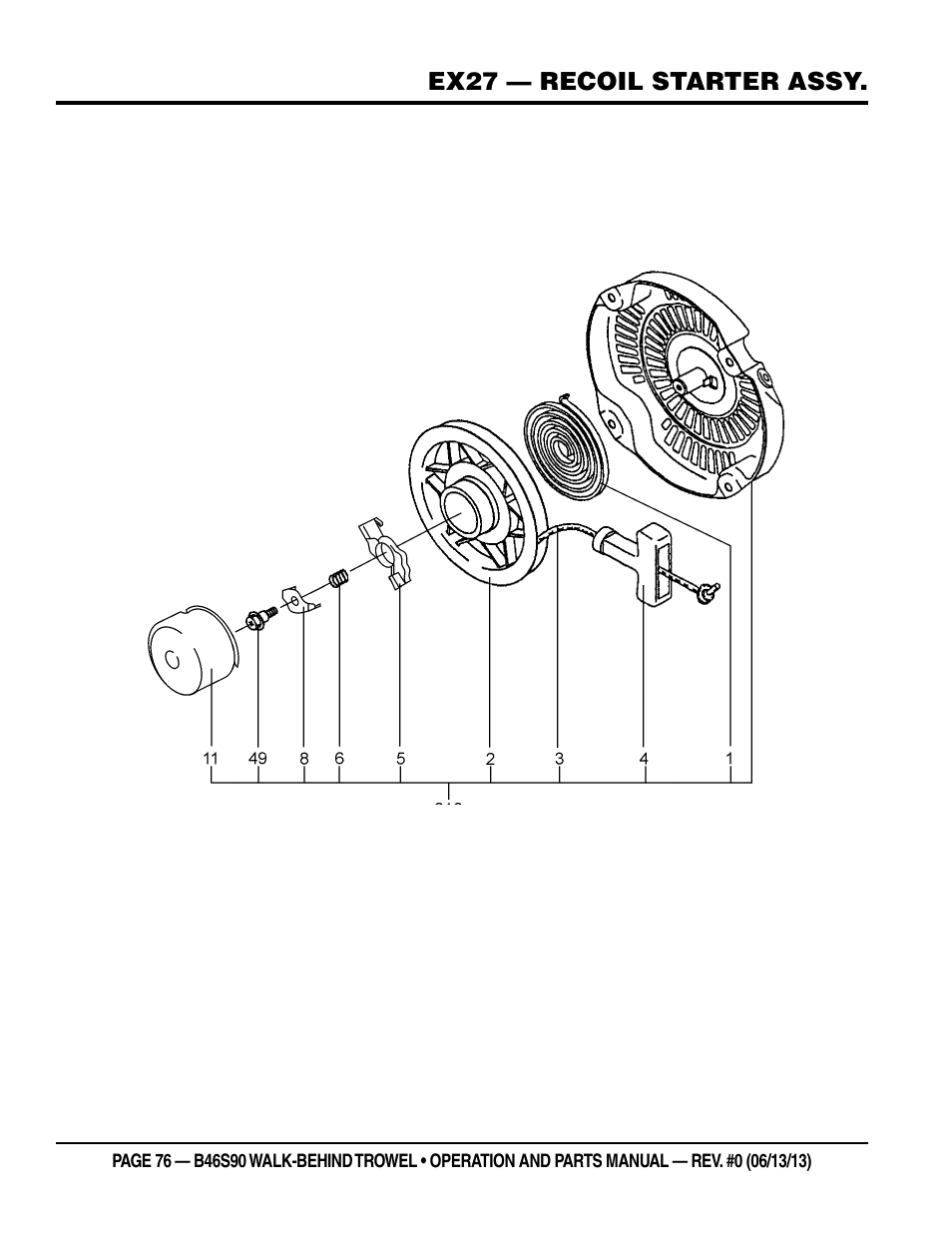 Multiquip B46S90 User Manual | Page 76 / 88