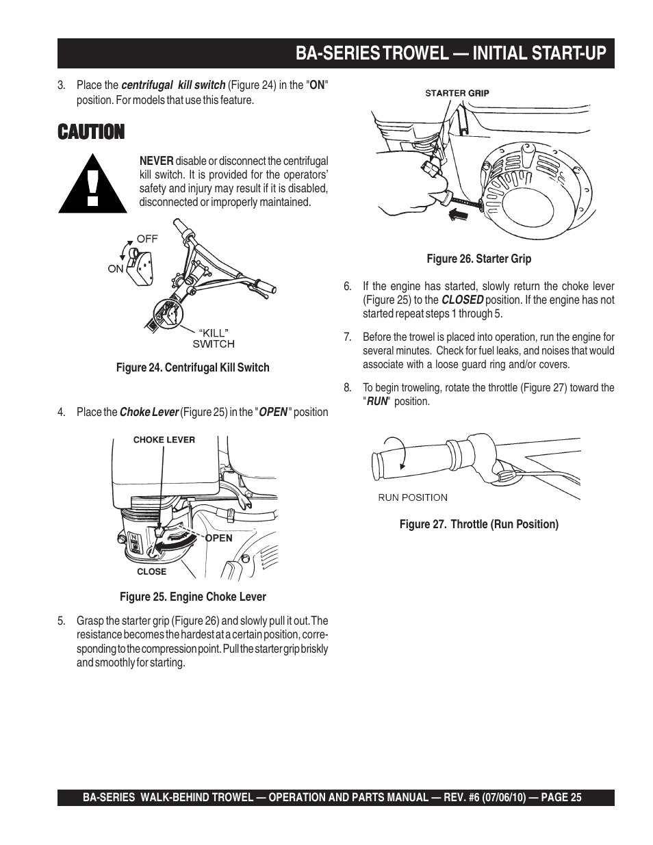Multiquip BA-SERIES User Manual | Page 25 / 120