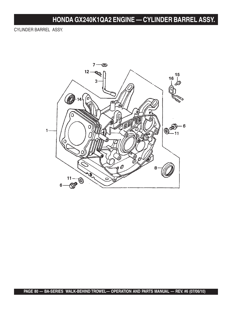 Multiquip BA-SERIES User Manual | Page 80 / 120