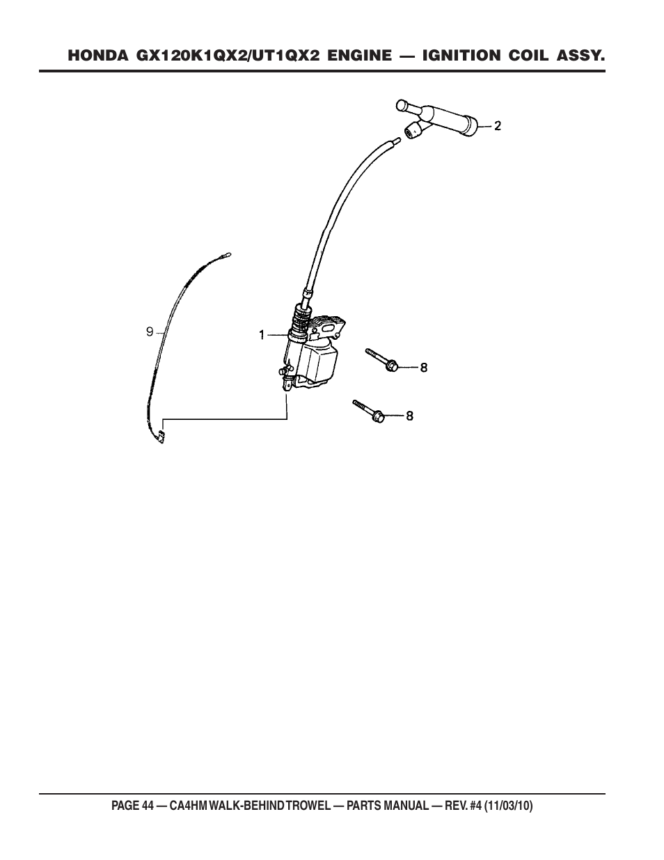 Multiquip CA4HM User Manual | Page 44 / 58