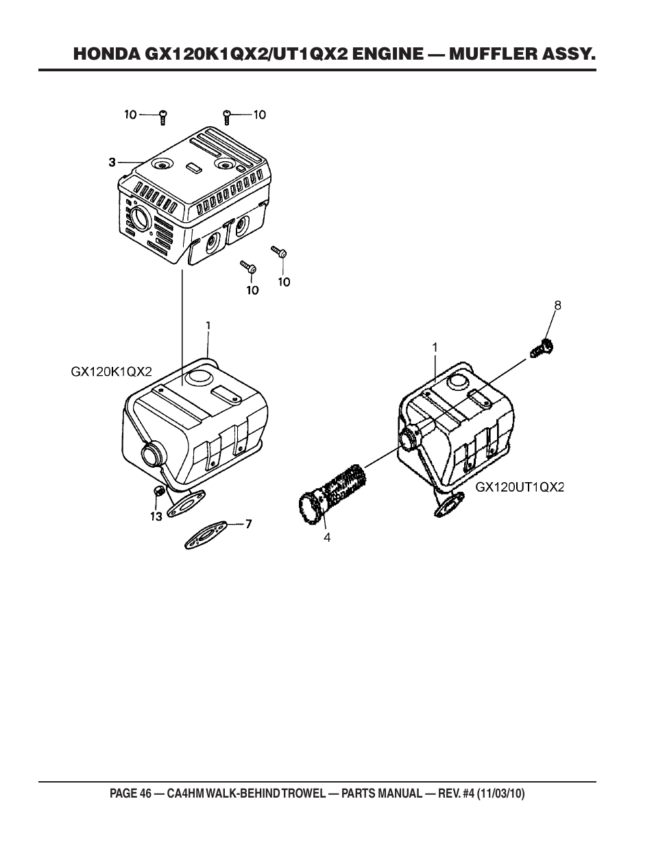 Multiquip CA4HM User Manual | Page 46 / 58