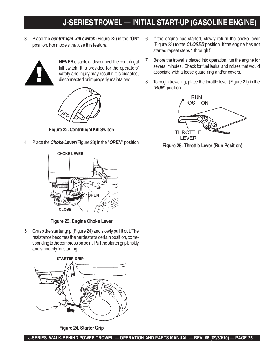 Multiquip J-SERIES User Manual | Page 25 / 104