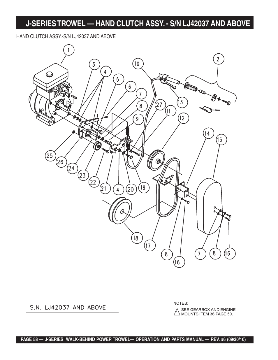 Multiquip J-SERIES User Manual | Page 58 / 104