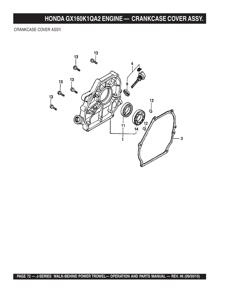 Multiquip J-SERIES User Manual | Page 72 / 104