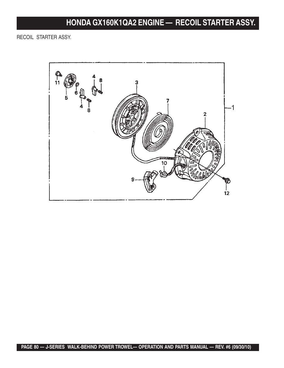 Multiquip J-SERIES User Manual | Page 80 / 104