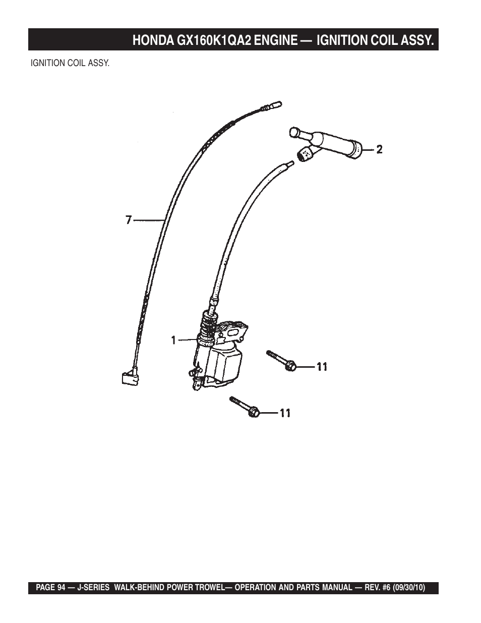 Multiquip J-SERIES User Manual | Page 94 / 104