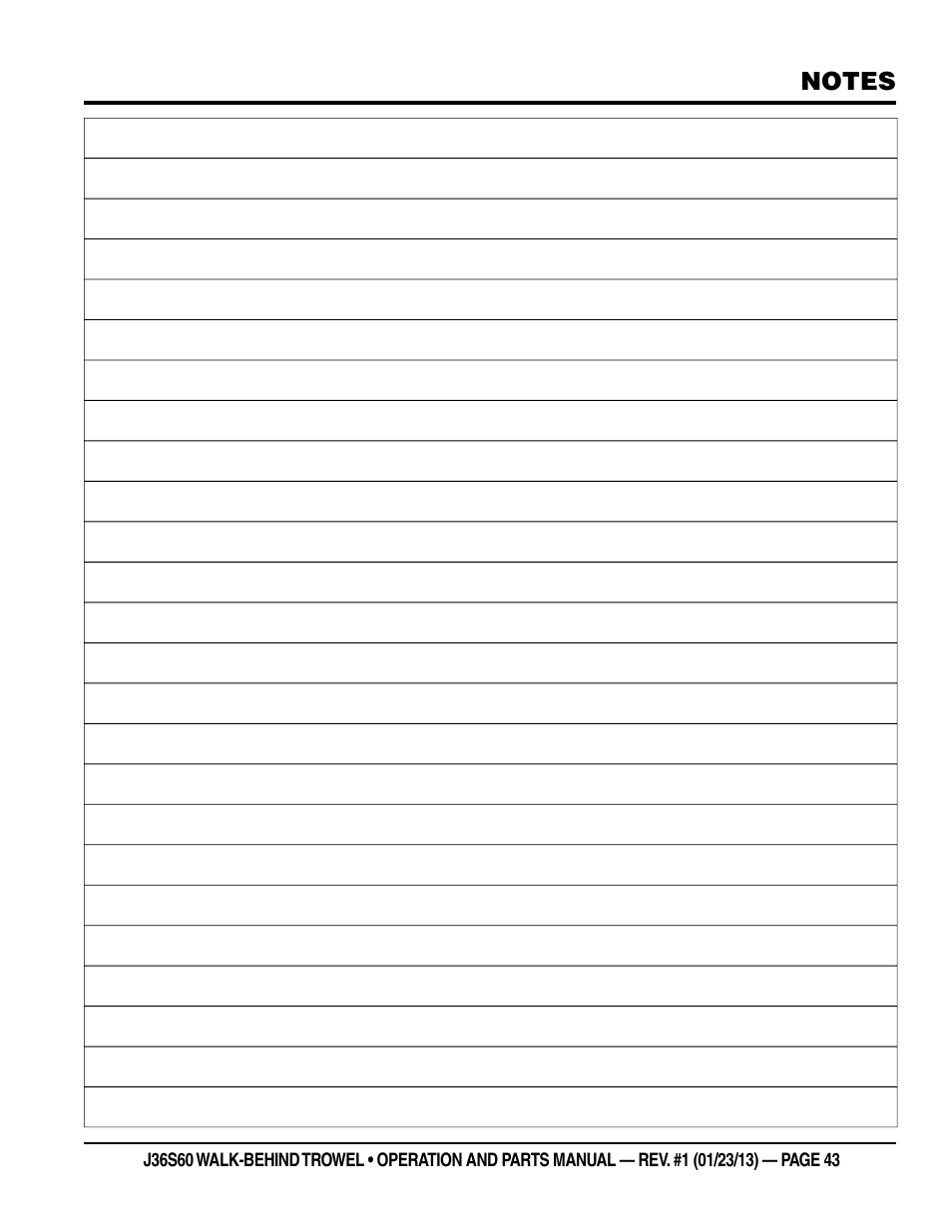 Multiquip J36S60 User Manual | Page 43 / 84