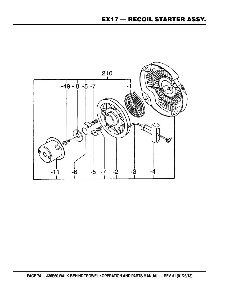 Multiquip J36S60 User Manual | Page 74 / 84