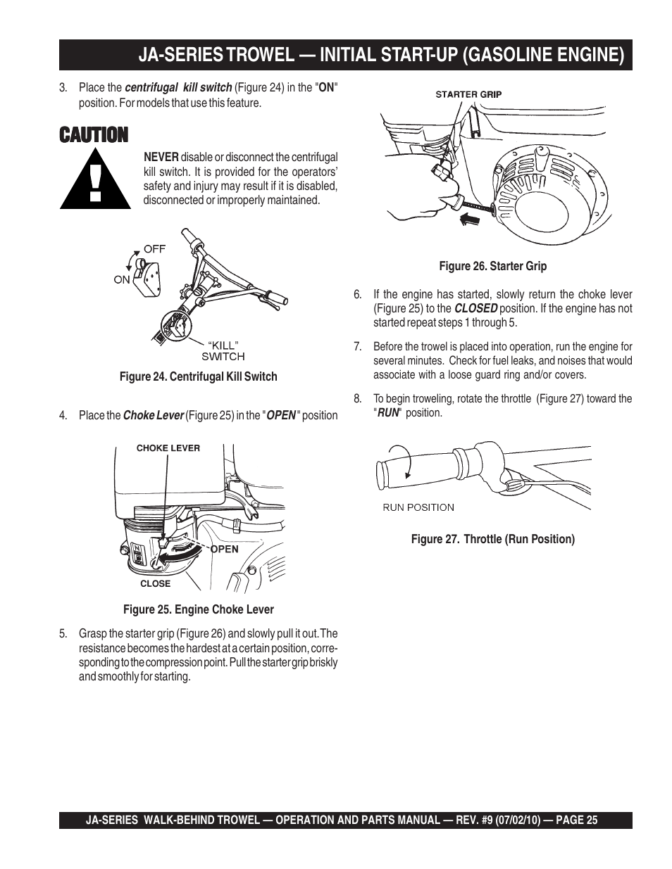 Multiquip JA-SERIES User Manual | Page 25 / 120