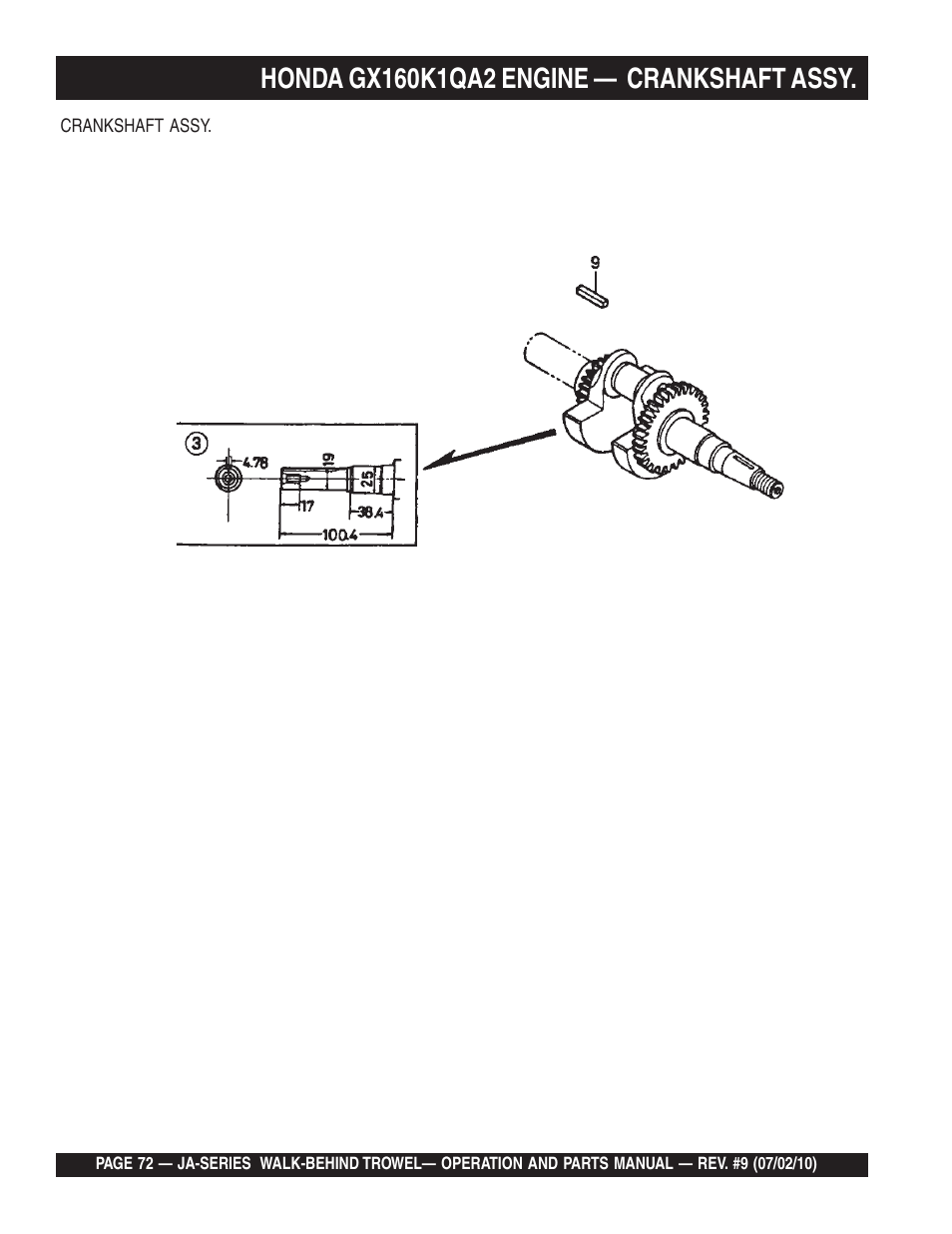 Multiquip JA-SERIES User Manual | Page 72 / 120